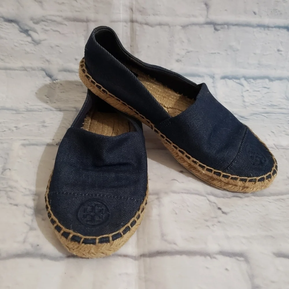 Tory Burch denim espadrille